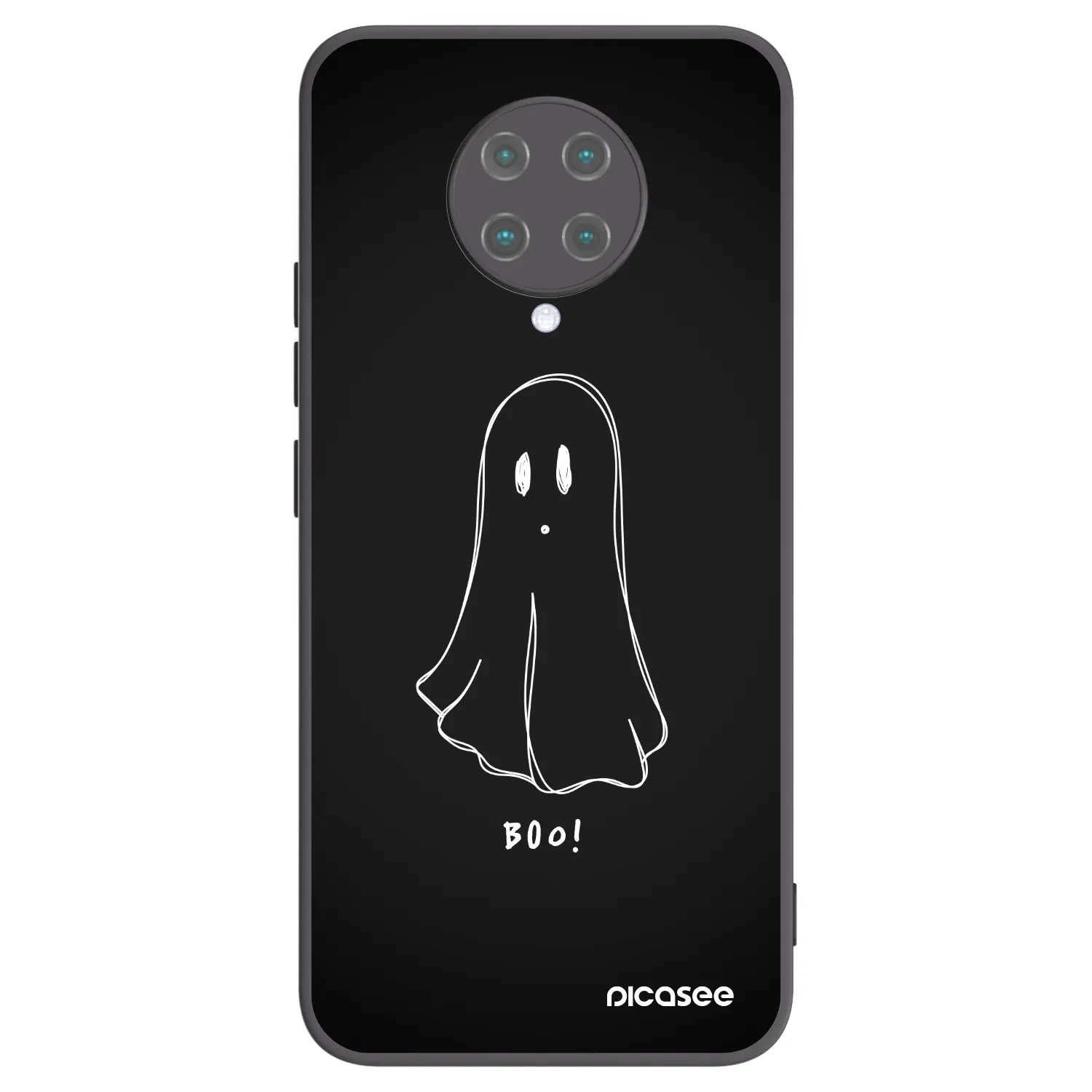 Picasee silikonski črni ovitek za Xiaomi Poco F2 Pro - Ghost 2