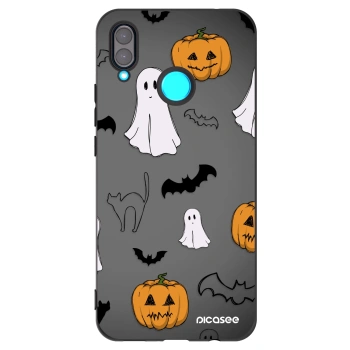 Picasee silikonski črni ovitek za Huawei Nova 3 - Spooky crew