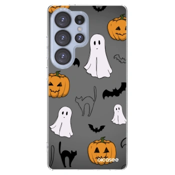 Picasee silikonski prozorni ovitek za Samsung Galaxy S25 Ultra 5G - Spooky crew