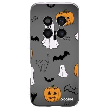 Picasee silikonski črni ovitek za Honor Magic8 Pro 5G - Spooky crew