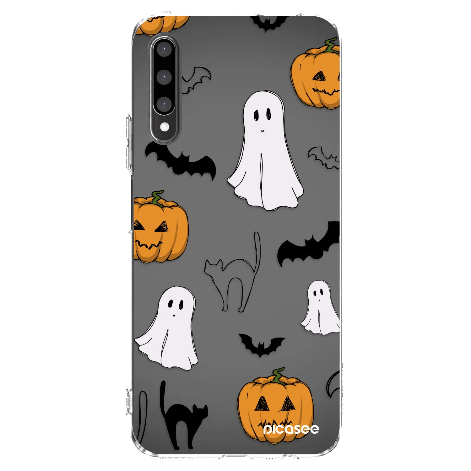 Picasee silikonski prozorni ovitek za Honor 9X Pro - Spooky crew