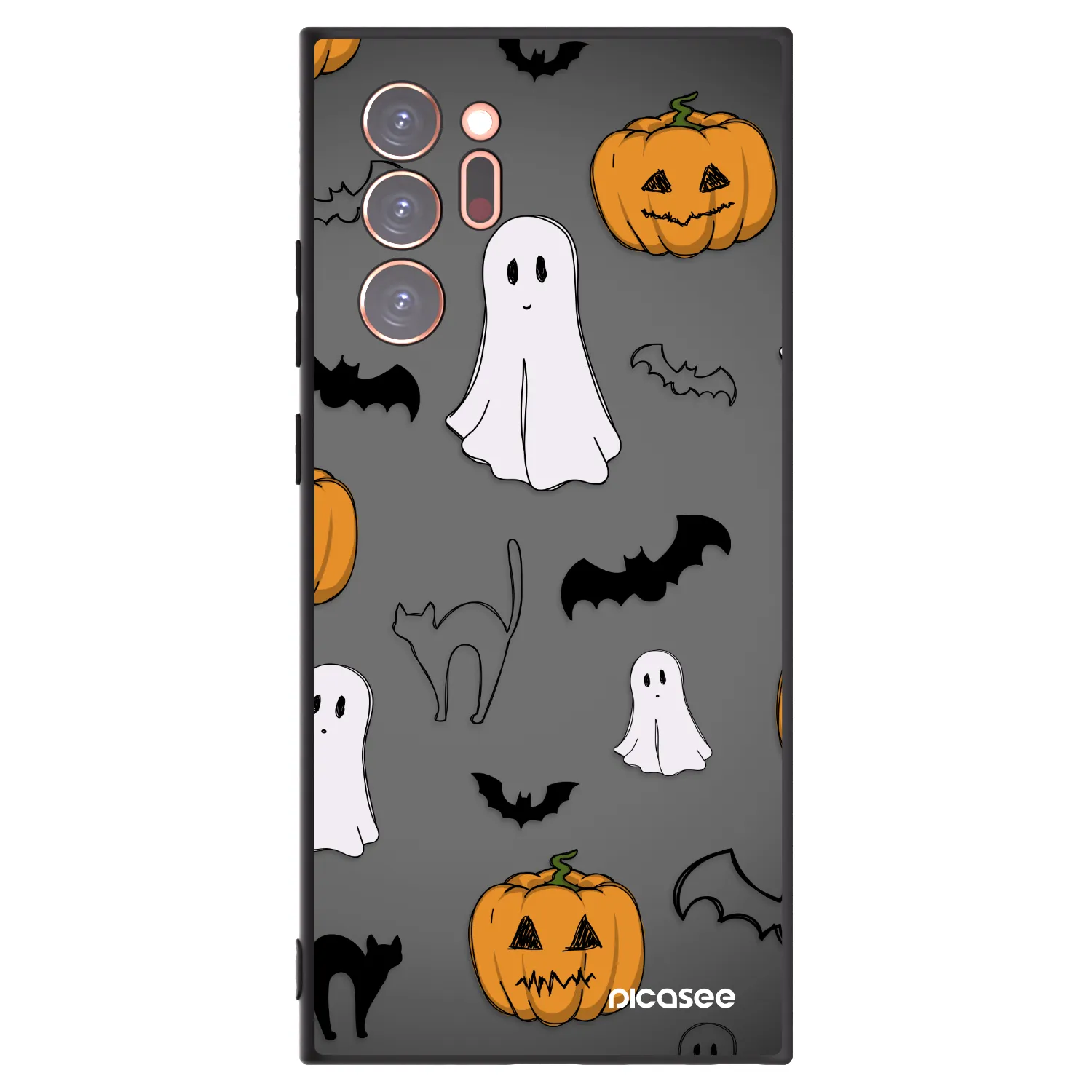 Picasee silikonski črni ovitek za Samsung Galaxy Note 20 Ultra - Spooky crew