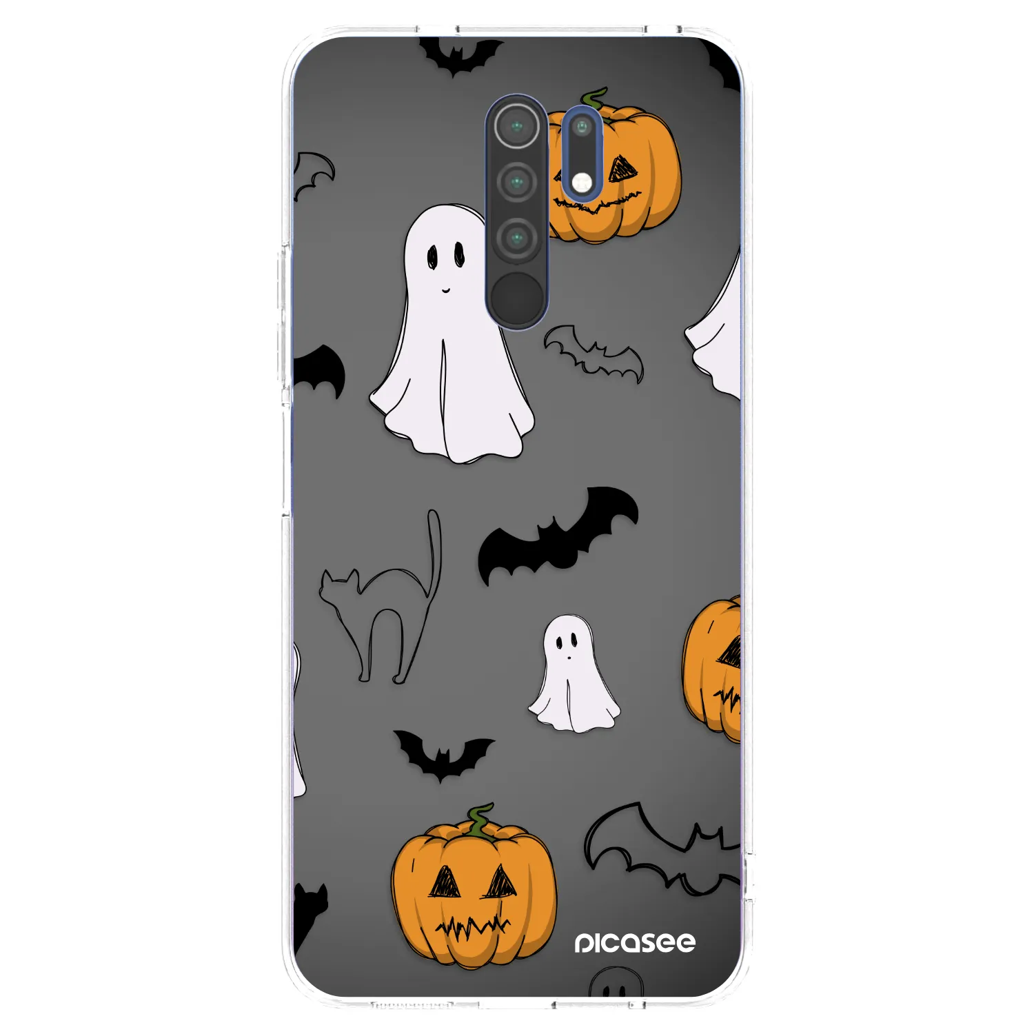 Picasee silikonski prozorni ovitek za Xiaomi Redmi 9 - Spooky crew