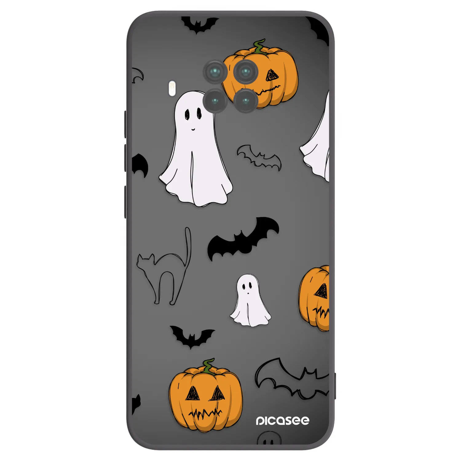 Picasee silikonski črni ovitek za Xiaomi Mi 10T Lite - Spooky crew