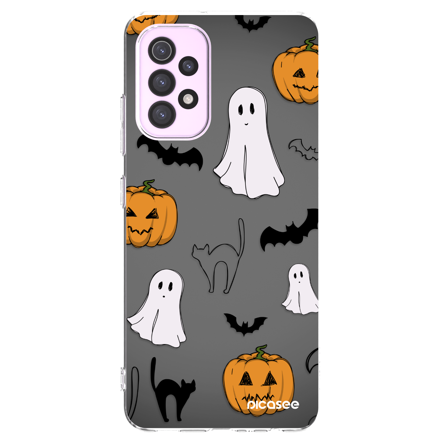 Picasee silikonski prozorni ovitek za Samsung Galaxy A32 5G A326B - Spooky crew