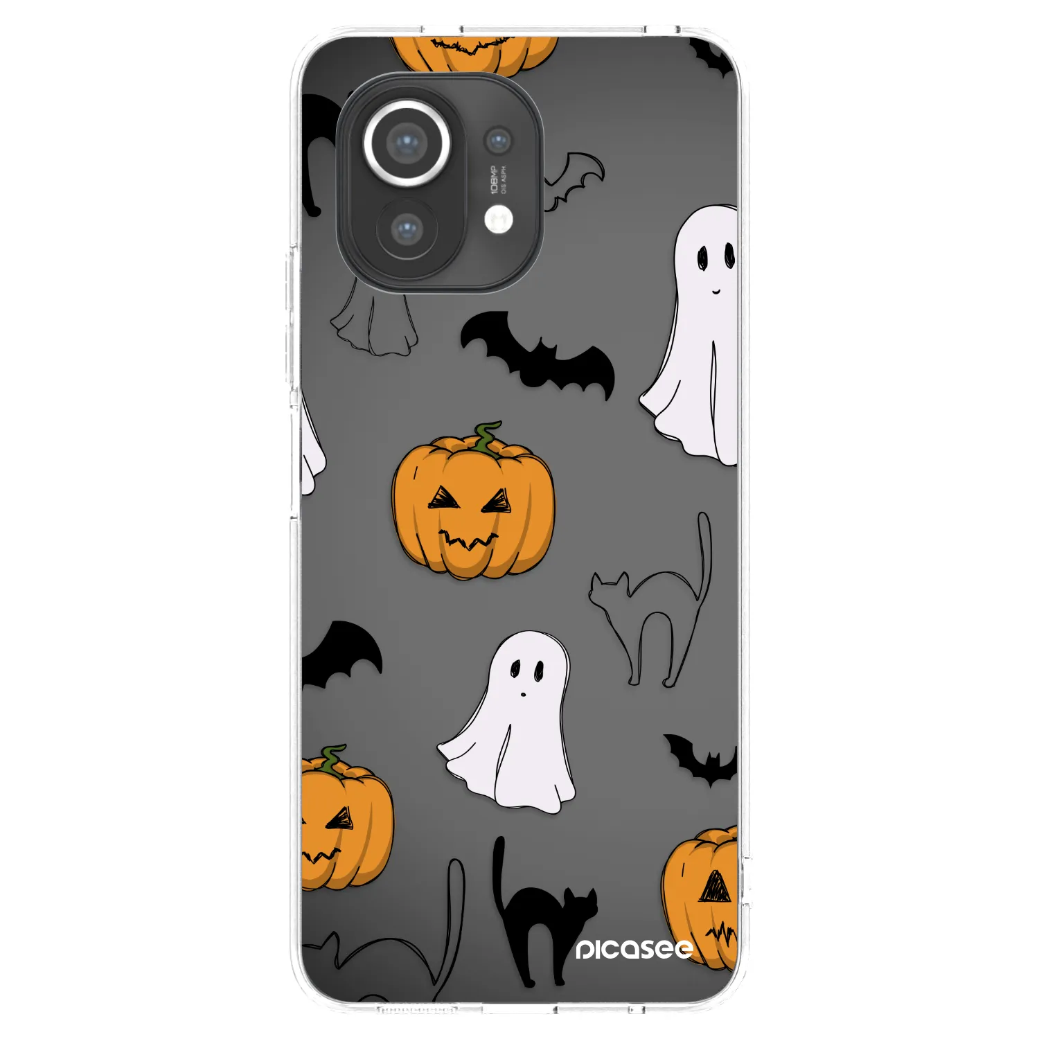 Picasee silikonski prozorni ovitek za Xiaomi Mi 11 - Spooky crew