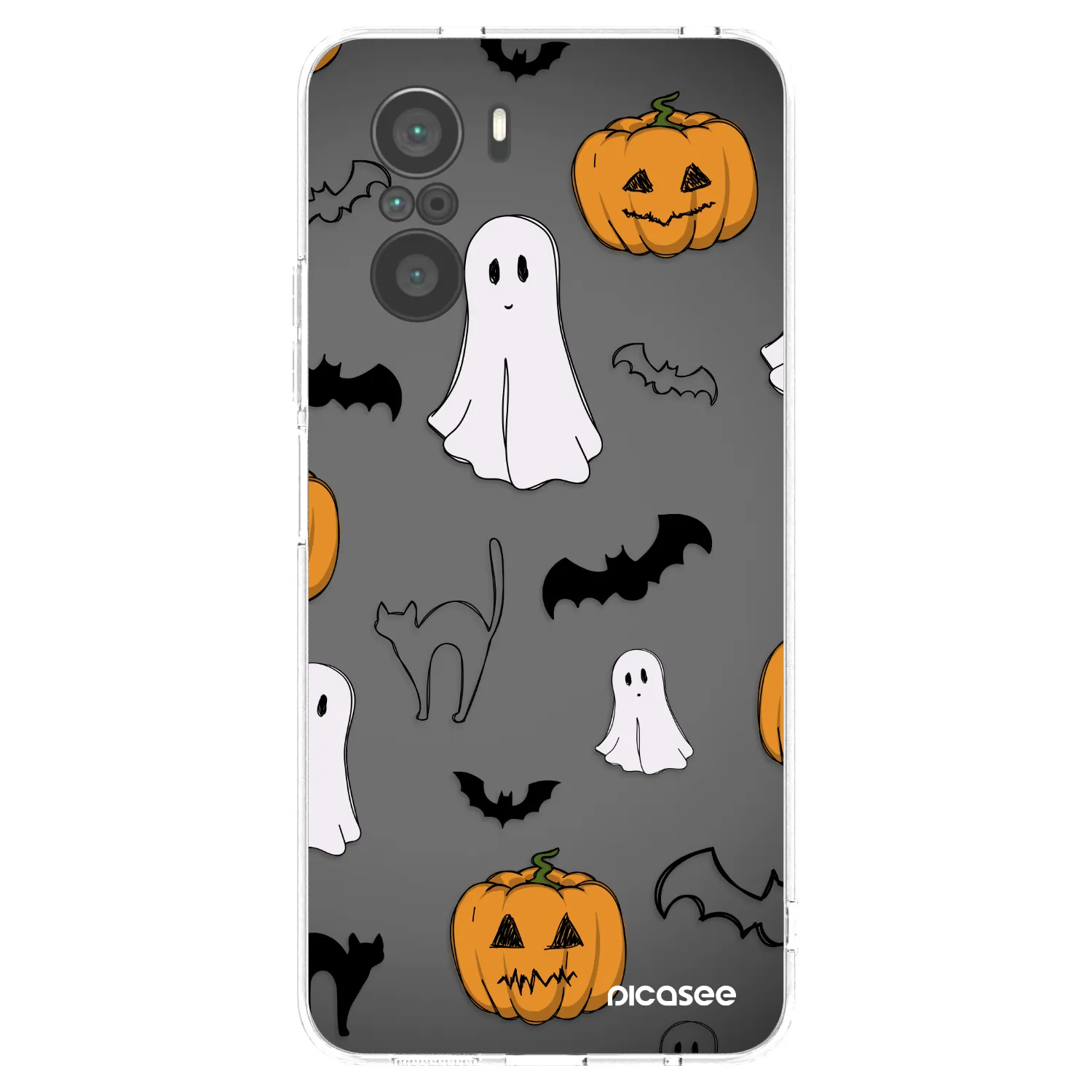 Picasee silikonski prozorni ovitek za Xiaomi Poco F3 - Spooky crew