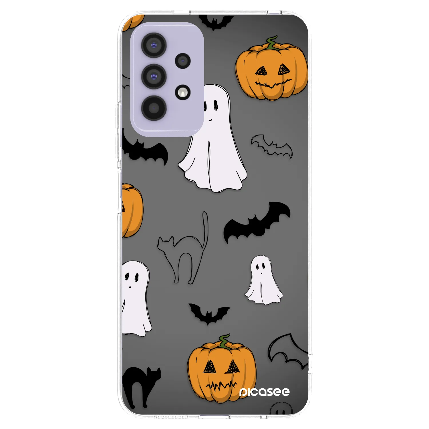 Picasee silikonski prozorni ovitek za Samsung Galaxy A32 4G SM-A325F - Spooky crew