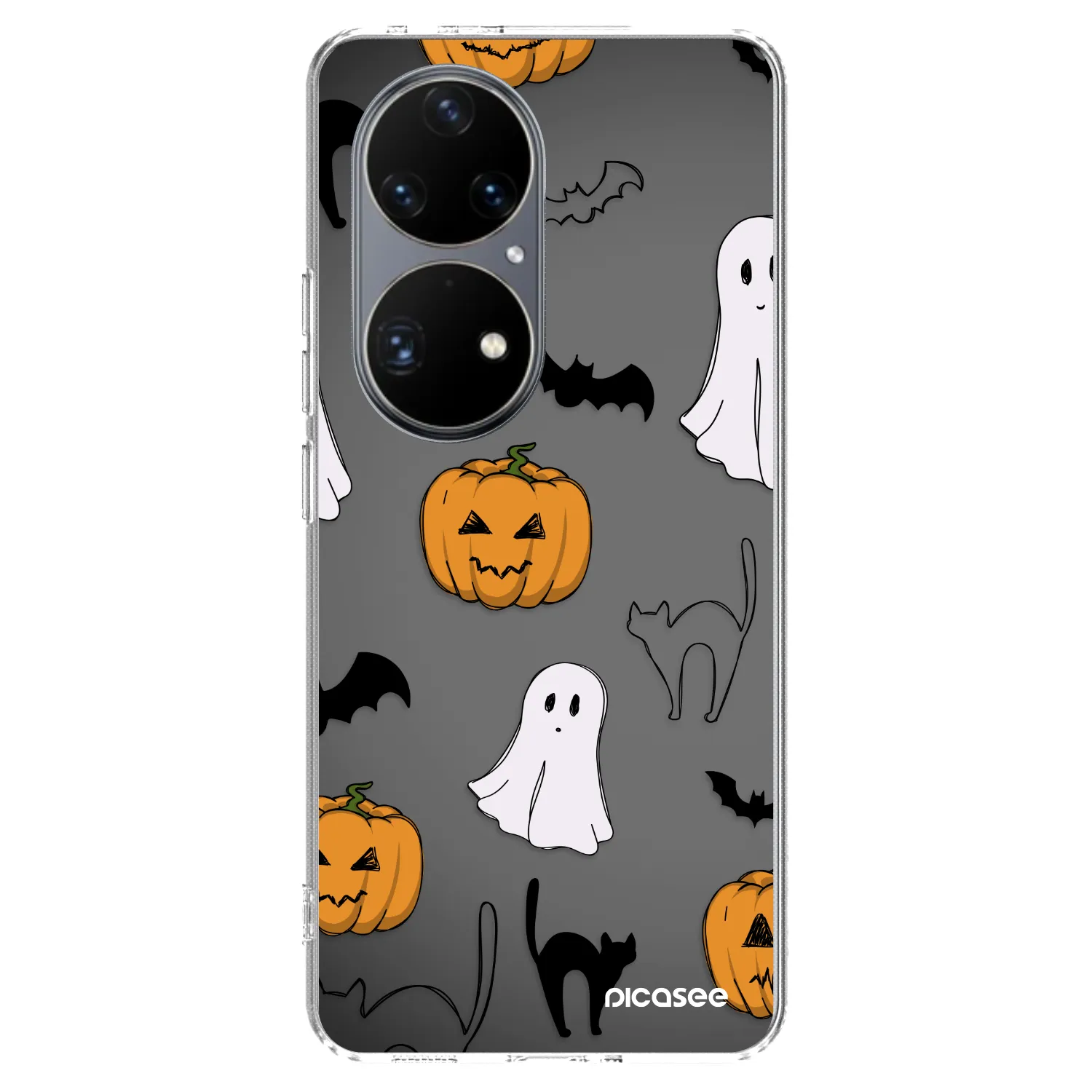 Picasee silikonski prozorni ovitek za Huawei P50 - Spooky crew