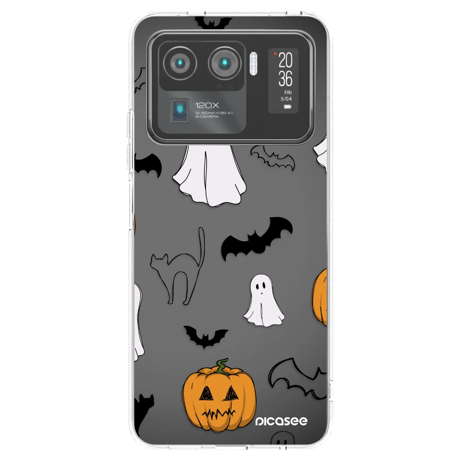 Picasee silikonski prozorni ovitek za Xiaomi Mi 11 Ultra - Spooky crew