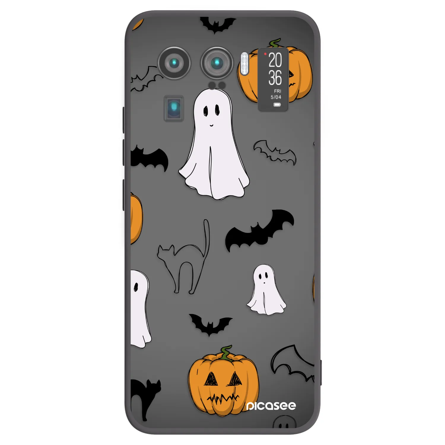 Picasee silikonski črni ovitek za Xiaomi Mi 11 Ultra - Spooky crew
