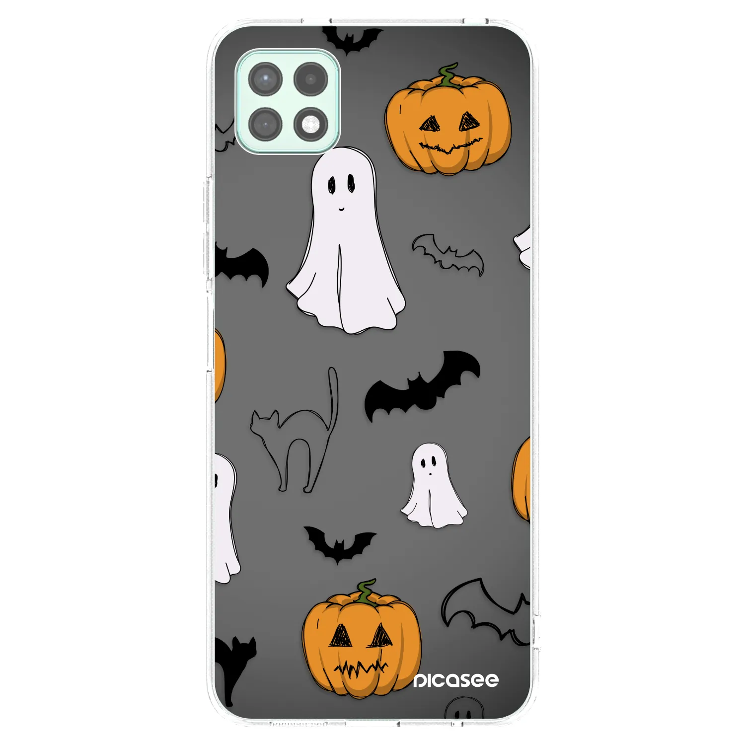 Picasee silikonski prozorni ovitek za Samsung Galaxy A22 A226B 5G - Spooky crew
