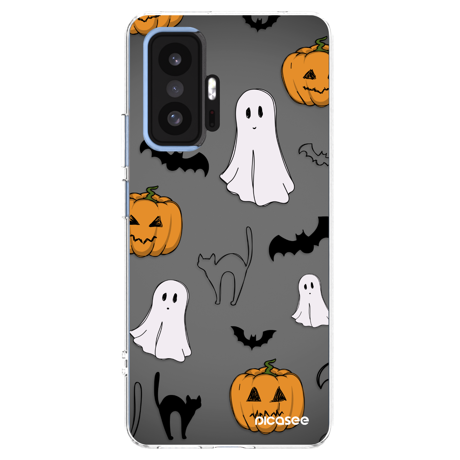 Picasee silikonski prozorni ovitek za Xiaomi 11T Pro - Spooky crew