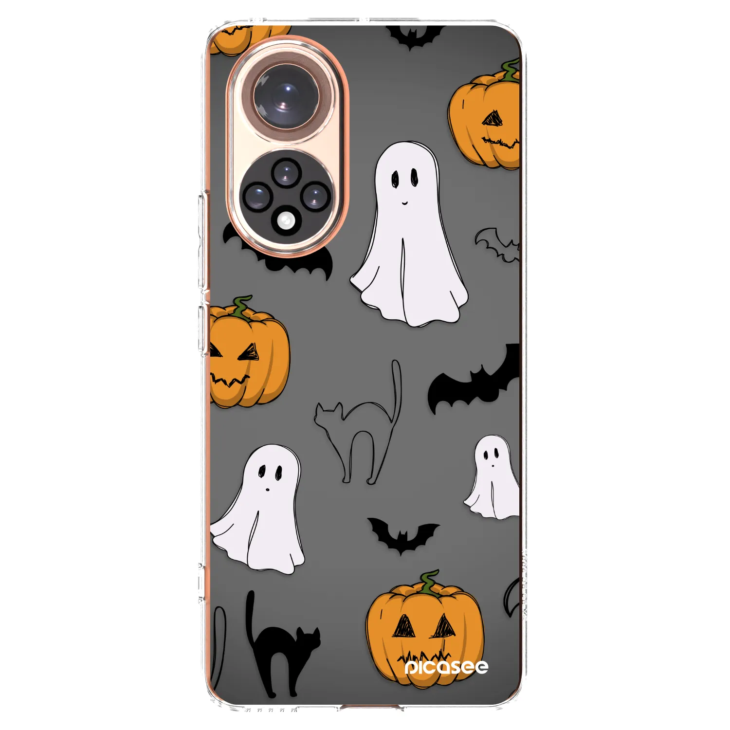 Picasee silikonski prozorni ovitek za Honor 50 5G - Spooky crew