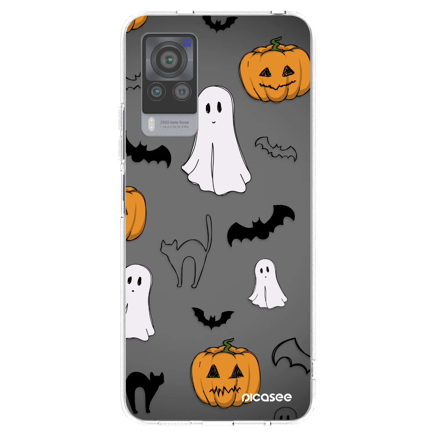 Picasee silikonski prozorni ovitek za Vivo X60 Pro 5G - Spooky crew