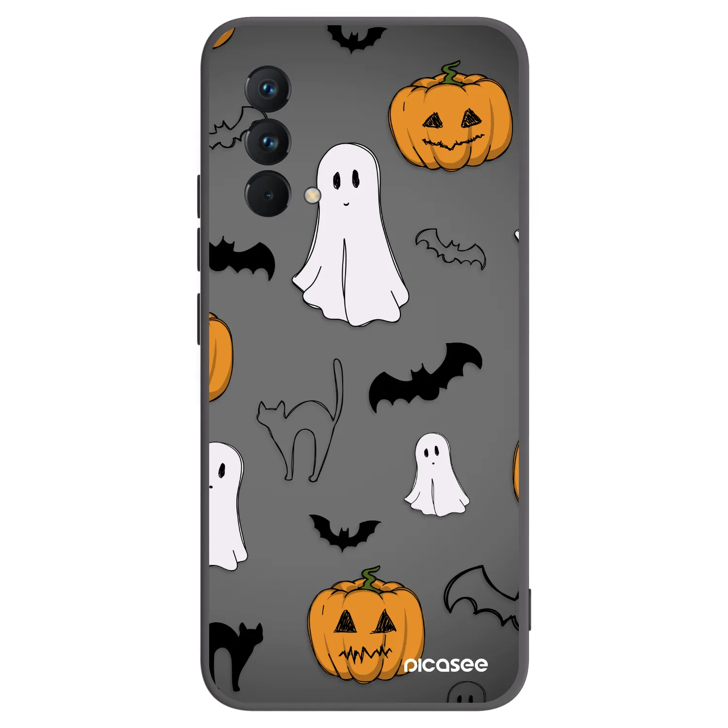 Picasee silikonski črni ovitek za Realme GT Master Edition 5G - Spooky crew