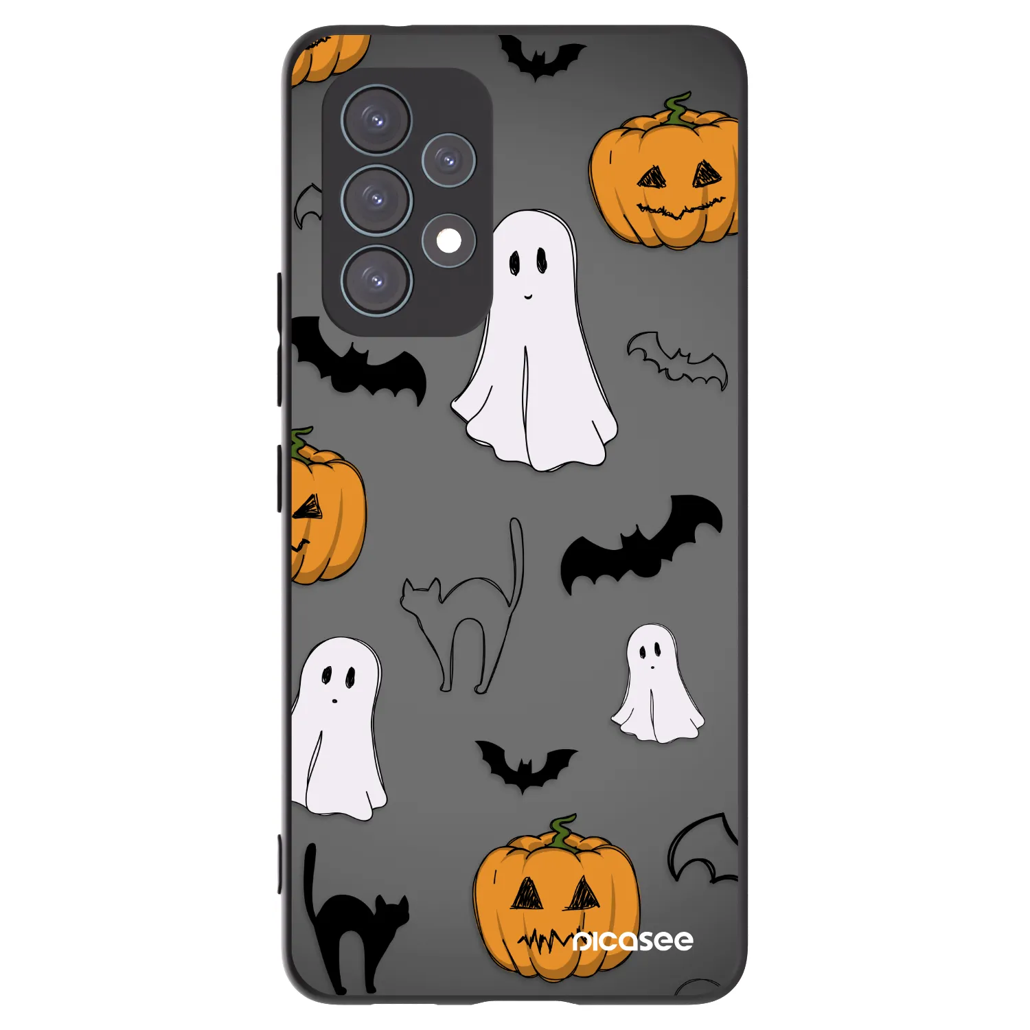 Picasee silikonski črni ovitek za Samsung Galaxy A53 5G A536 - Spooky crew