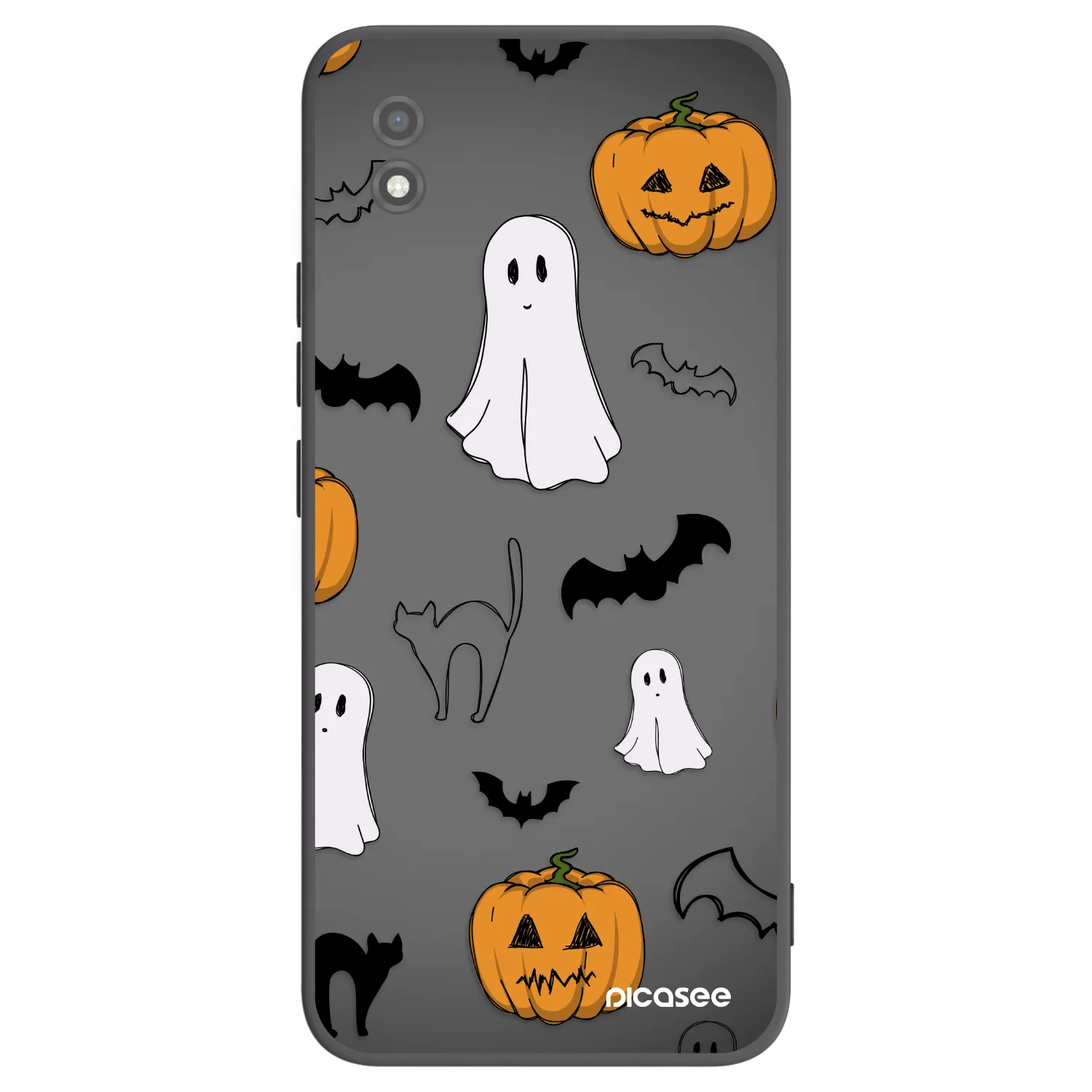 Picasee silikonski črni ovitek za Realme C11 (2021) - Spooky crew