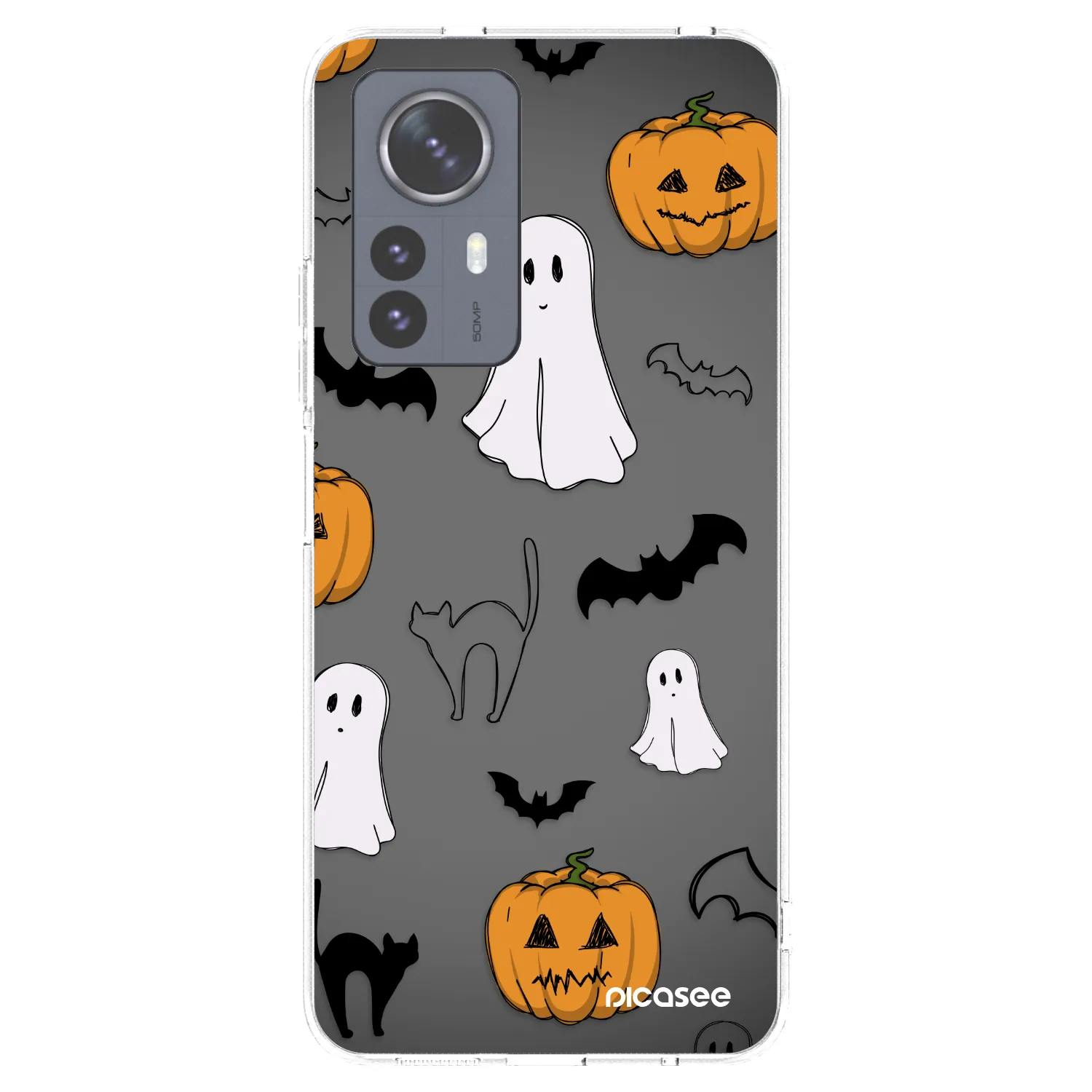Picasee silikonski prozorni ovitek za Xiaomi 12 Pro - Spooky crew