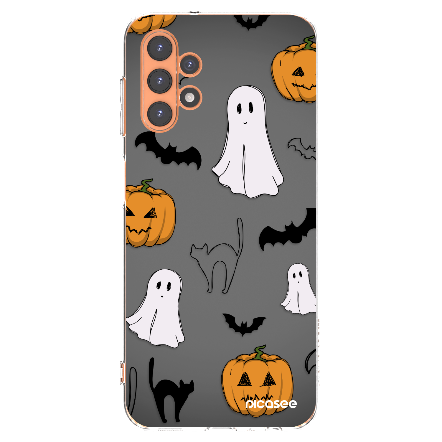 Picasee silikonski prozorni ovitek za Samsung Galaxy A13 4G A135 - Spooky crew
