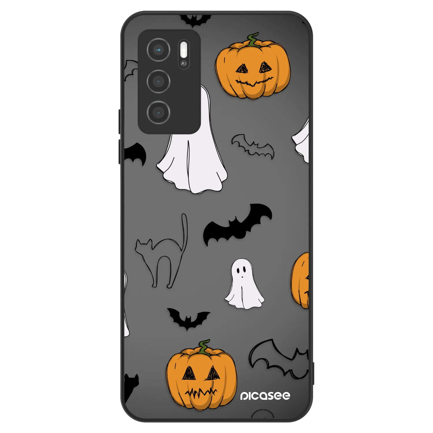 Picasee ULTIMATE CASE za OPPO A16s - Spooky crew