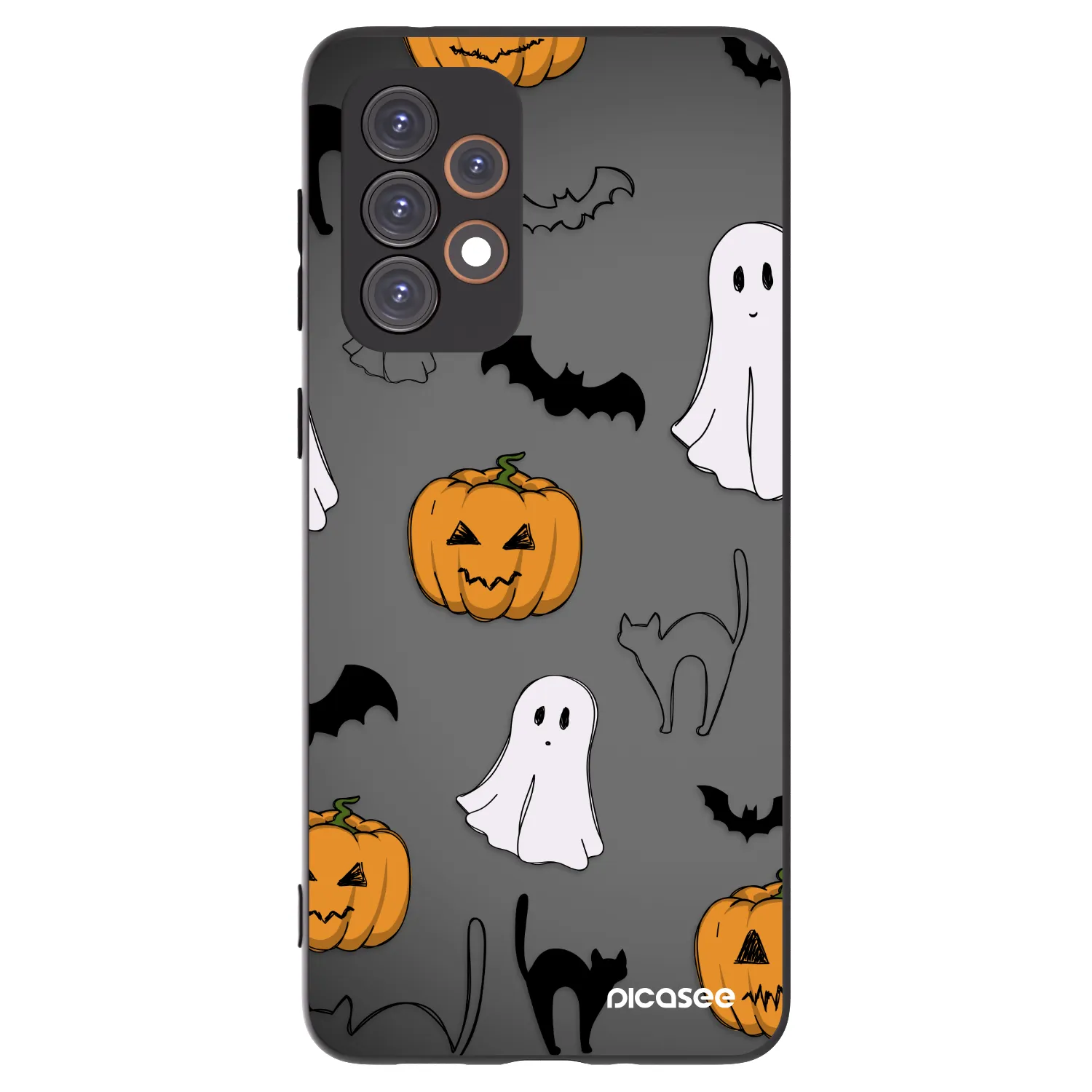 Picasee silikonski črni ovitek za Samsung Galaxy A33 5G A336 - Spooky crew
