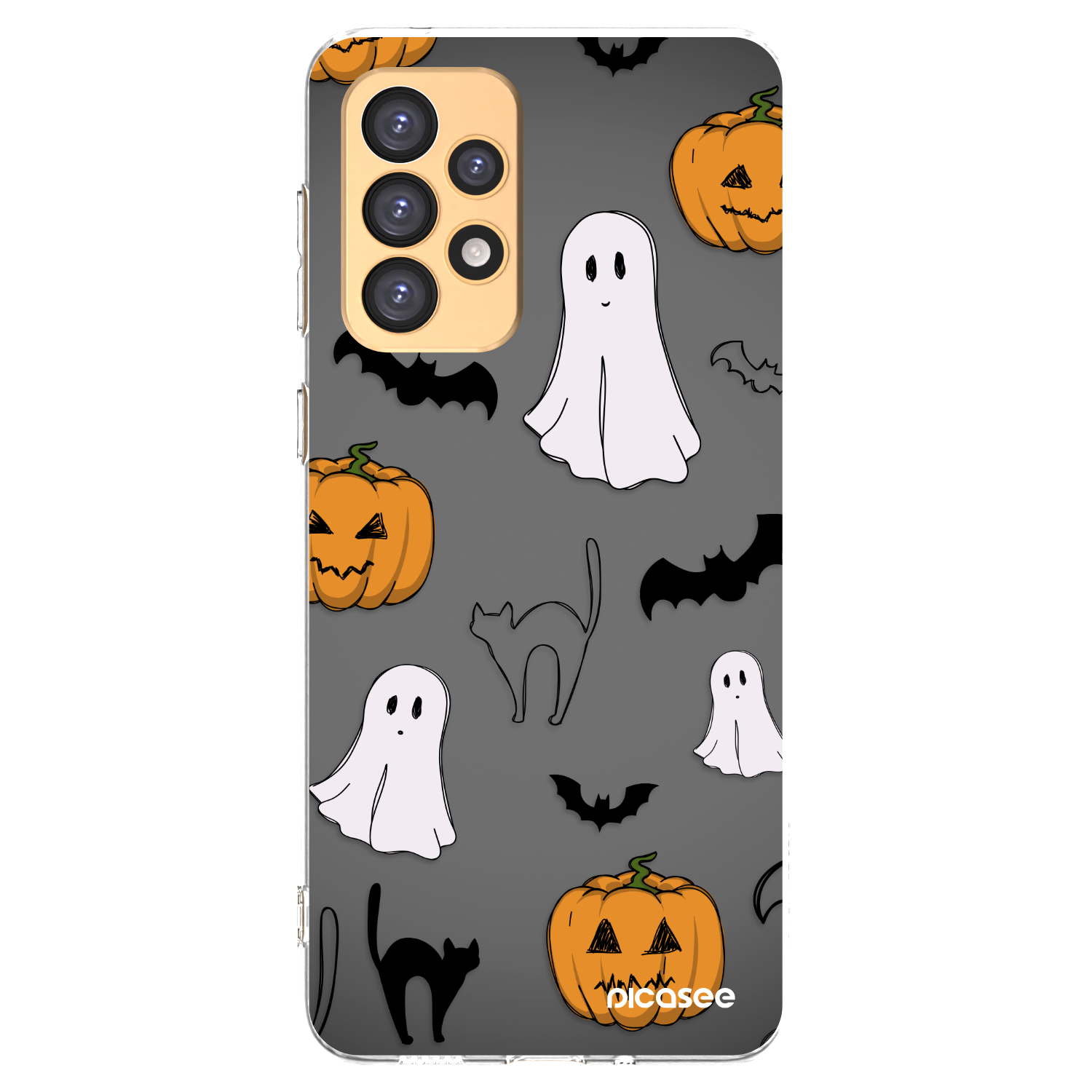 Picasee silikonski prozorni ovitek za Samsung Galaxy A33 5G A336 - Spooky crew