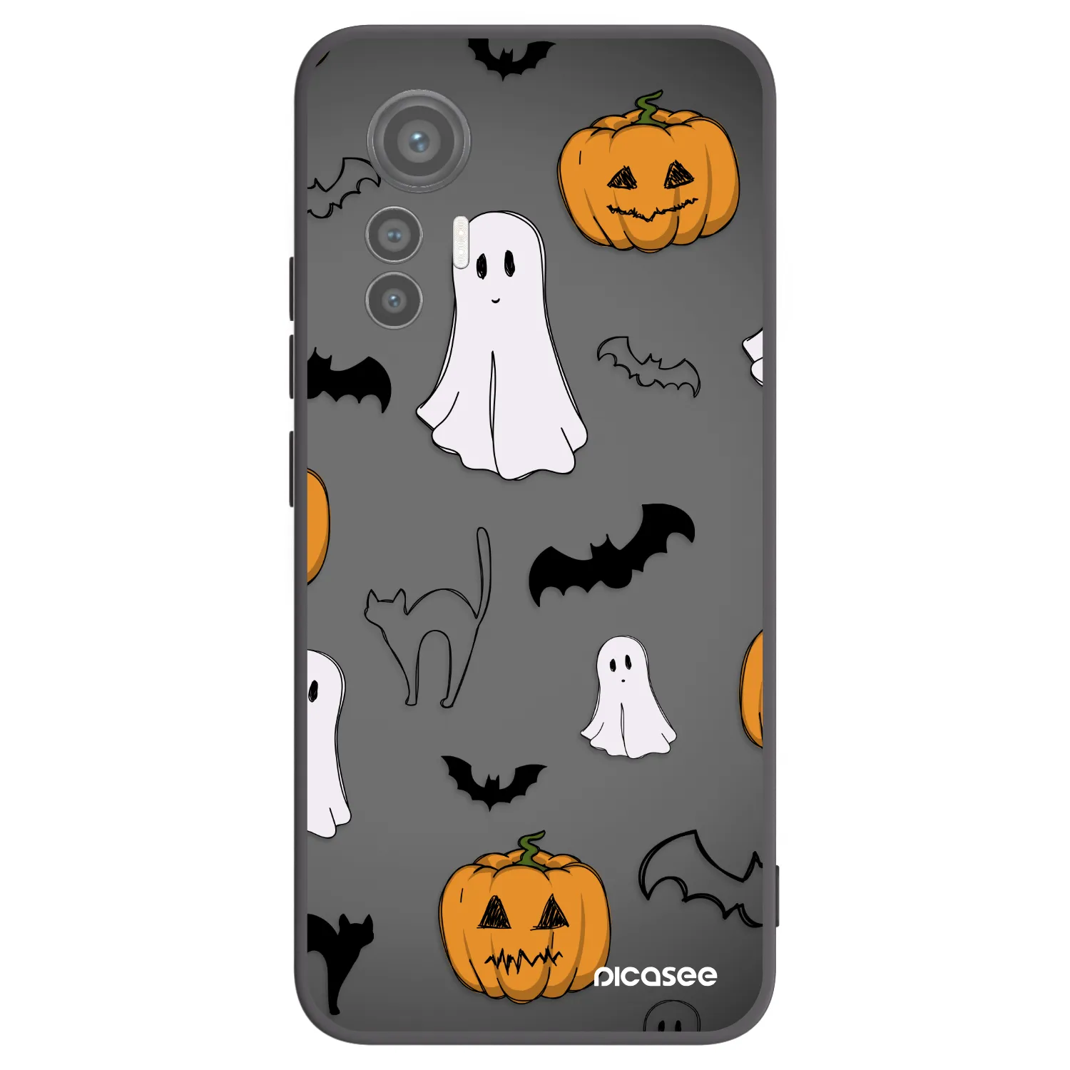 Picasee silikonski črni ovitek za Xiaomi 12 Lite - Spooky crew