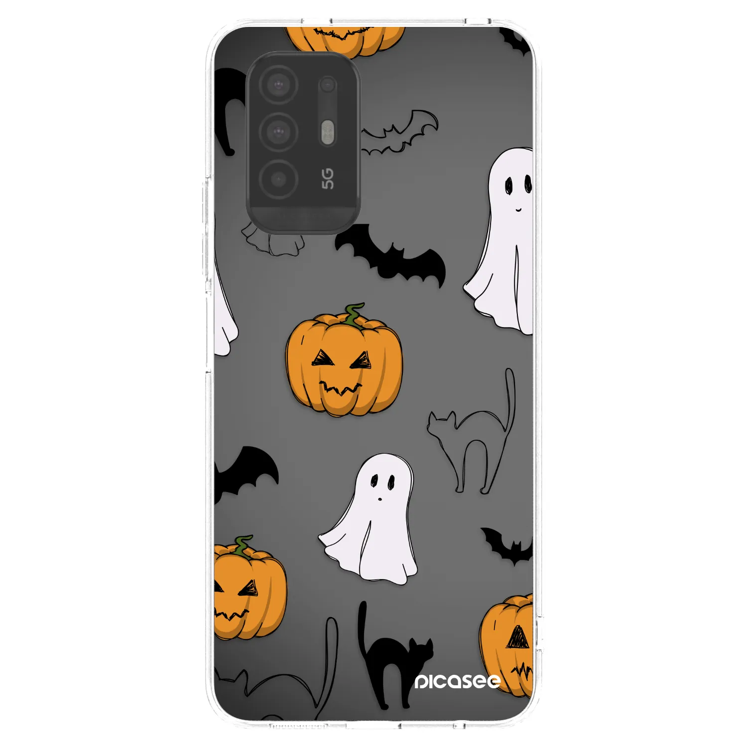 Picasee silikonski prozorni ovitek za OPPO A94 5G - Spooky crew