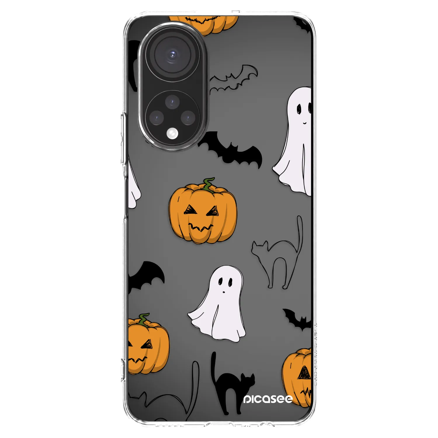 Picasee silikonski prozorni ovitek za Honor X7 - Spooky crew