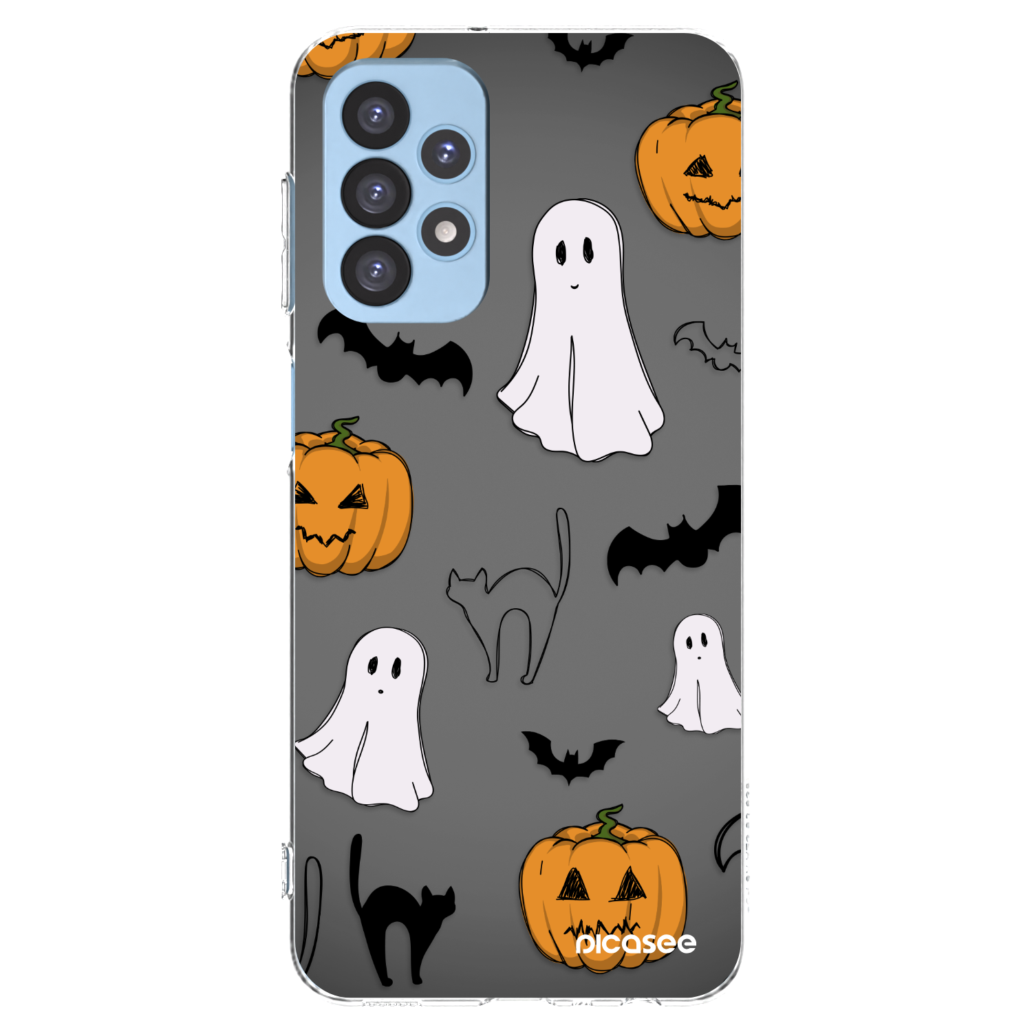 Picasee silikonski prozorni ovitek za Samsung Galaxy A23 A235F 4G - Spooky crew