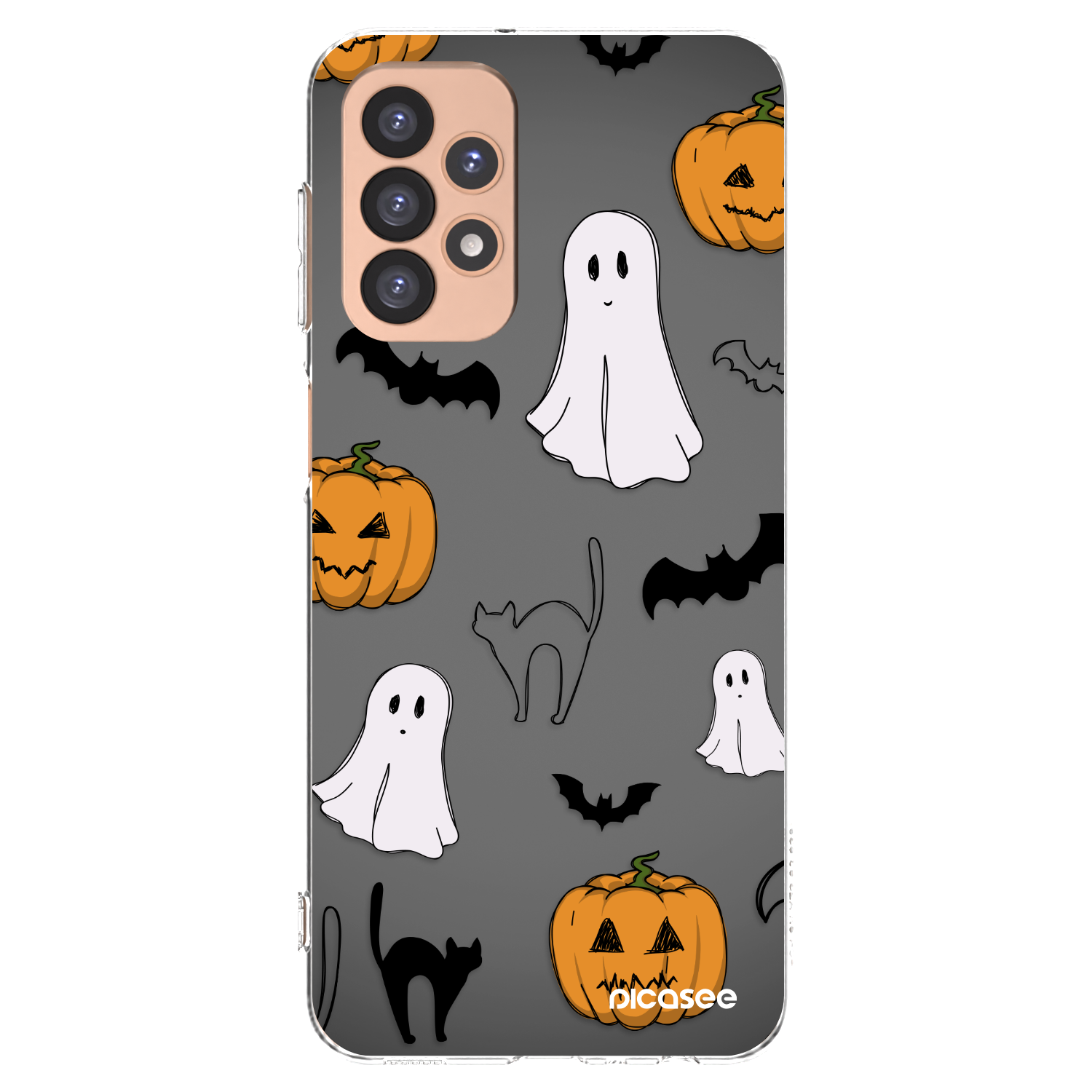 Picasee silikonski prozorni ovitek za Samsung Galaxy A23 A236B 5G - Spooky crew