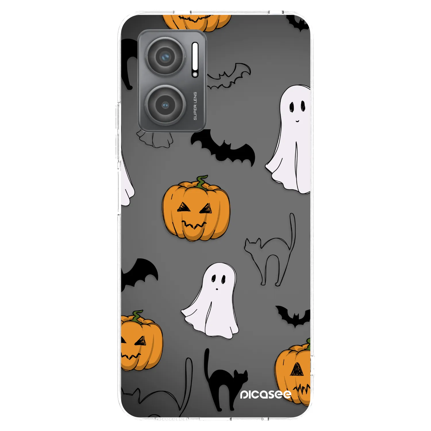 Picasee silikonski prozorni ovitek za Xiaomi Redmi 10 5G - Spooky crew