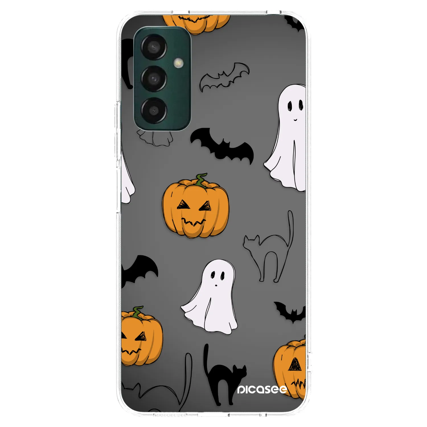 Picasee silikonski prozorni ovitek za Samsung Galaxy M23 5G - Spooky crew