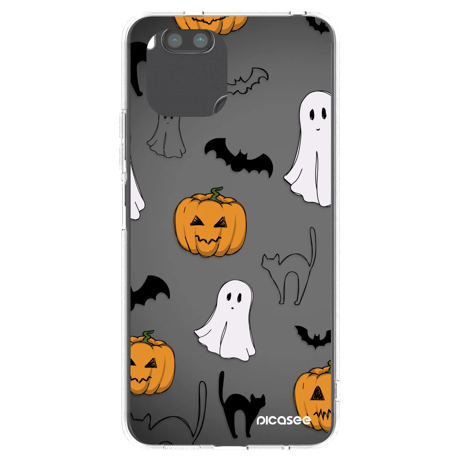 Picasee silikonski prozorni ovitek za Xiaomi Redmi A1 - Spooky crew