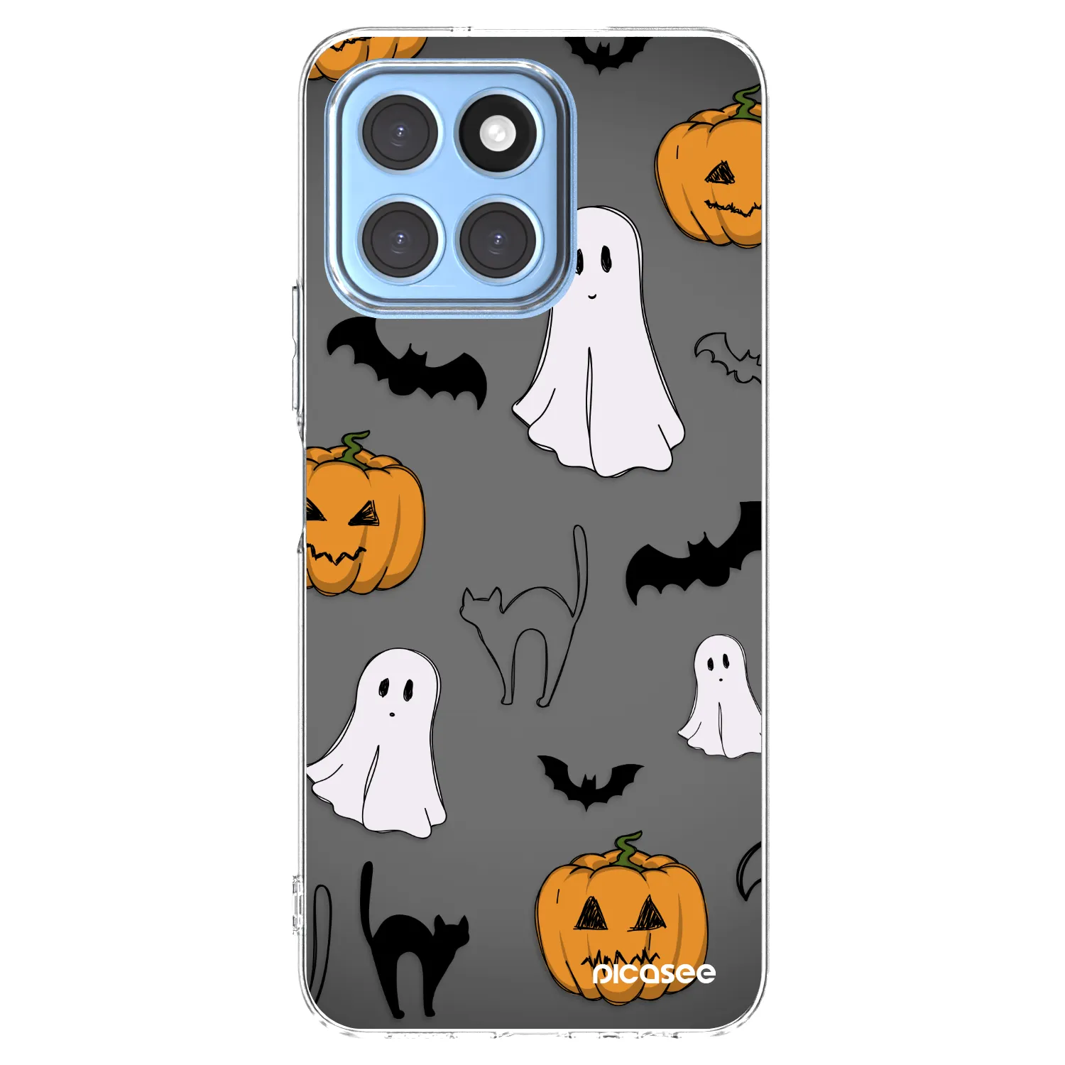 Picasee silikonski prozorni ovitek za Honor X6 - Spooky crew