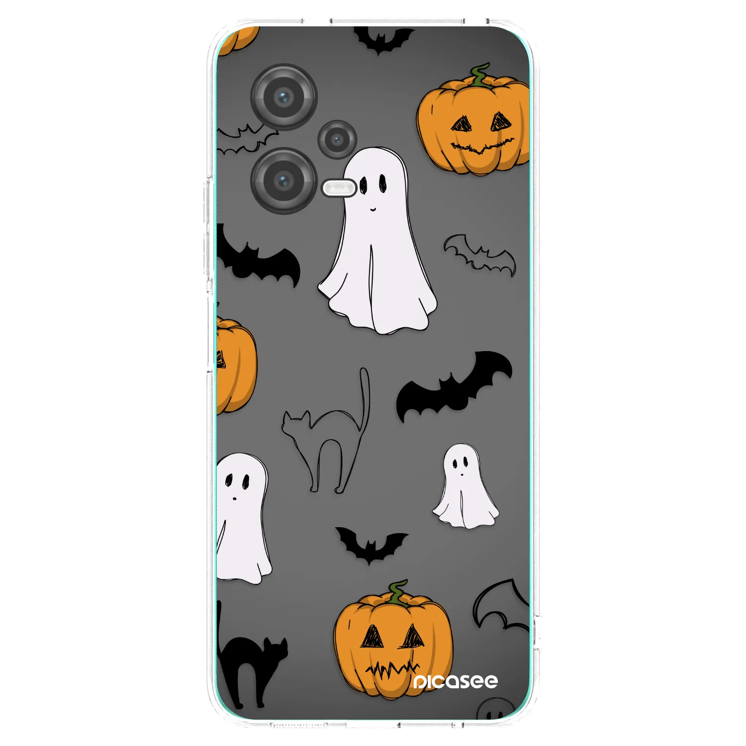 Picasee silikonski prozorni ovitek za Xiaomi Poco X5 - Spooky crew