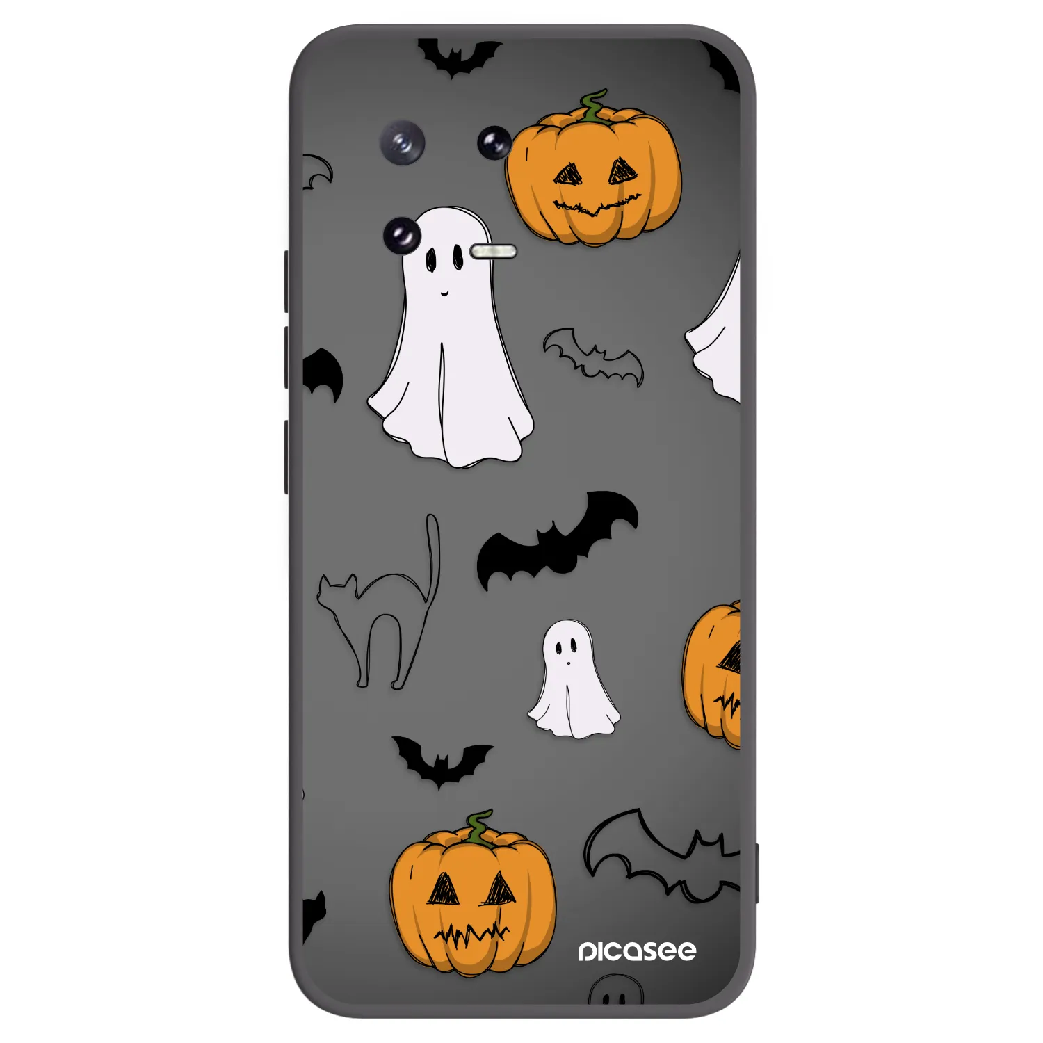 Picasee silikonski črni ovitek za Xiaomi 13 Pro - Spooky crew
