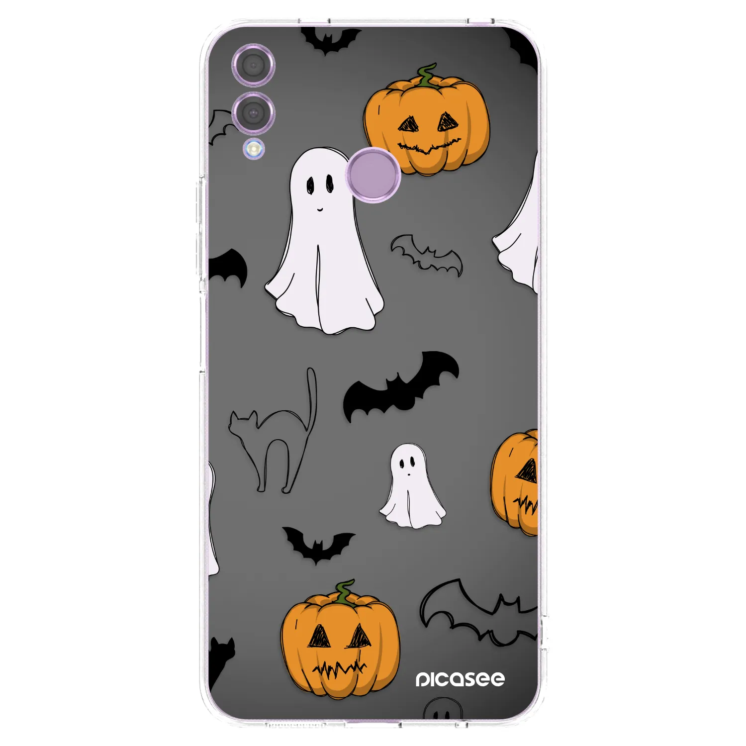 Picasee silikonski prozorni ovitek za Honor 8X - Spooky crew