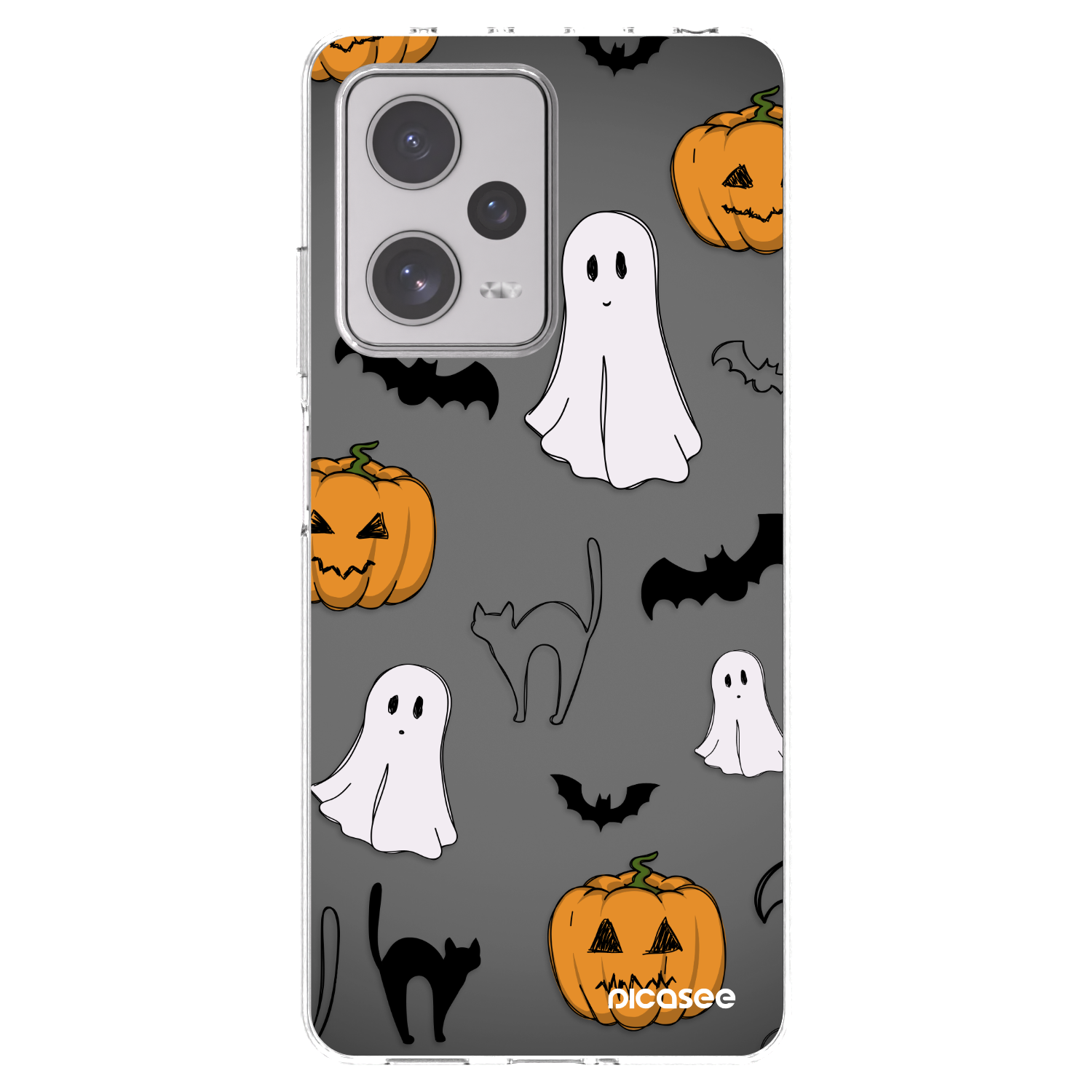 Picasee silikonski prozorni ovitek za Xiaomi Redmi Note 12 Pro+ 5G - Spooky crew