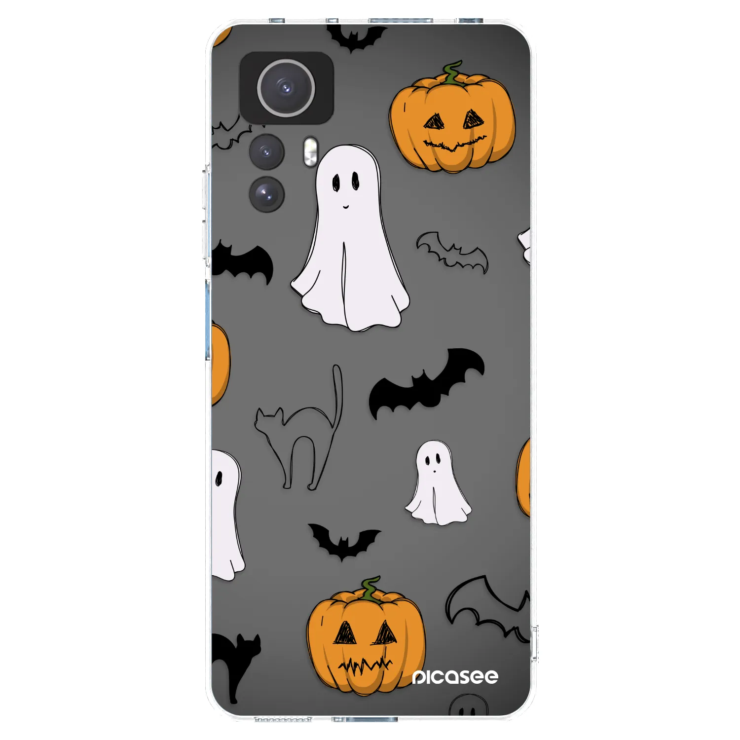 Picasee silikonski prozorni ovitek za Xiaomi Redmi Note 12S - Spooky crew