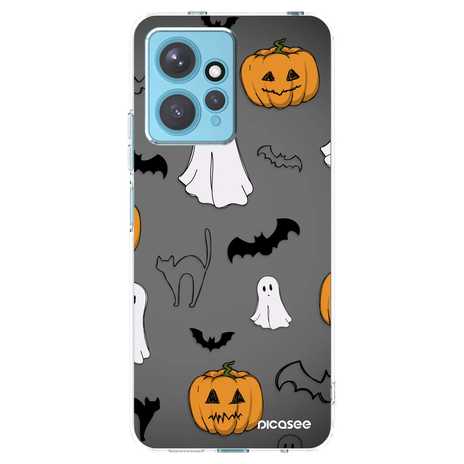 Picasee silikonski prozorni ovitek za Xiaomi Redmi Note 12 4G - Spooky crew