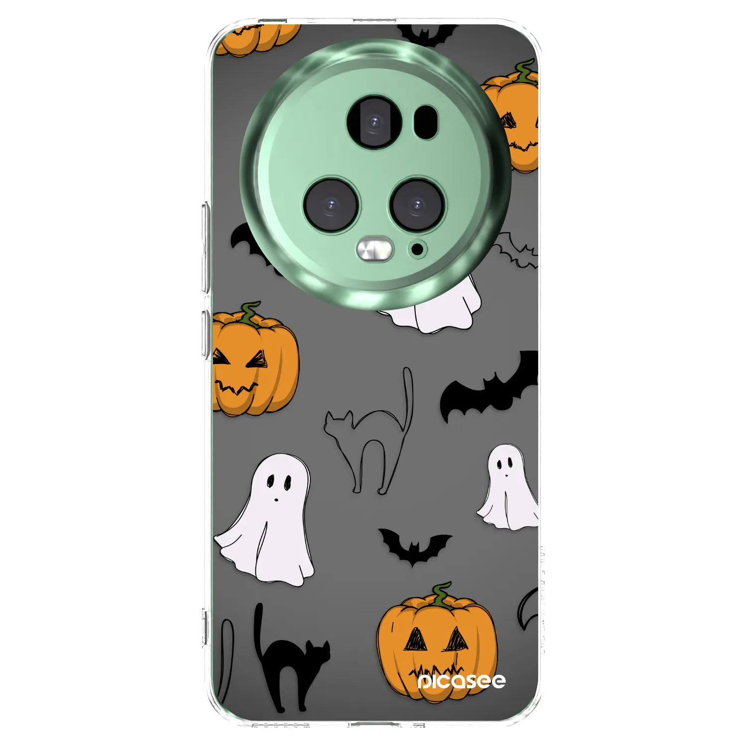 Picasee silikonski prozorni ovitek za Honor Magic5 Pro - Spooky crew