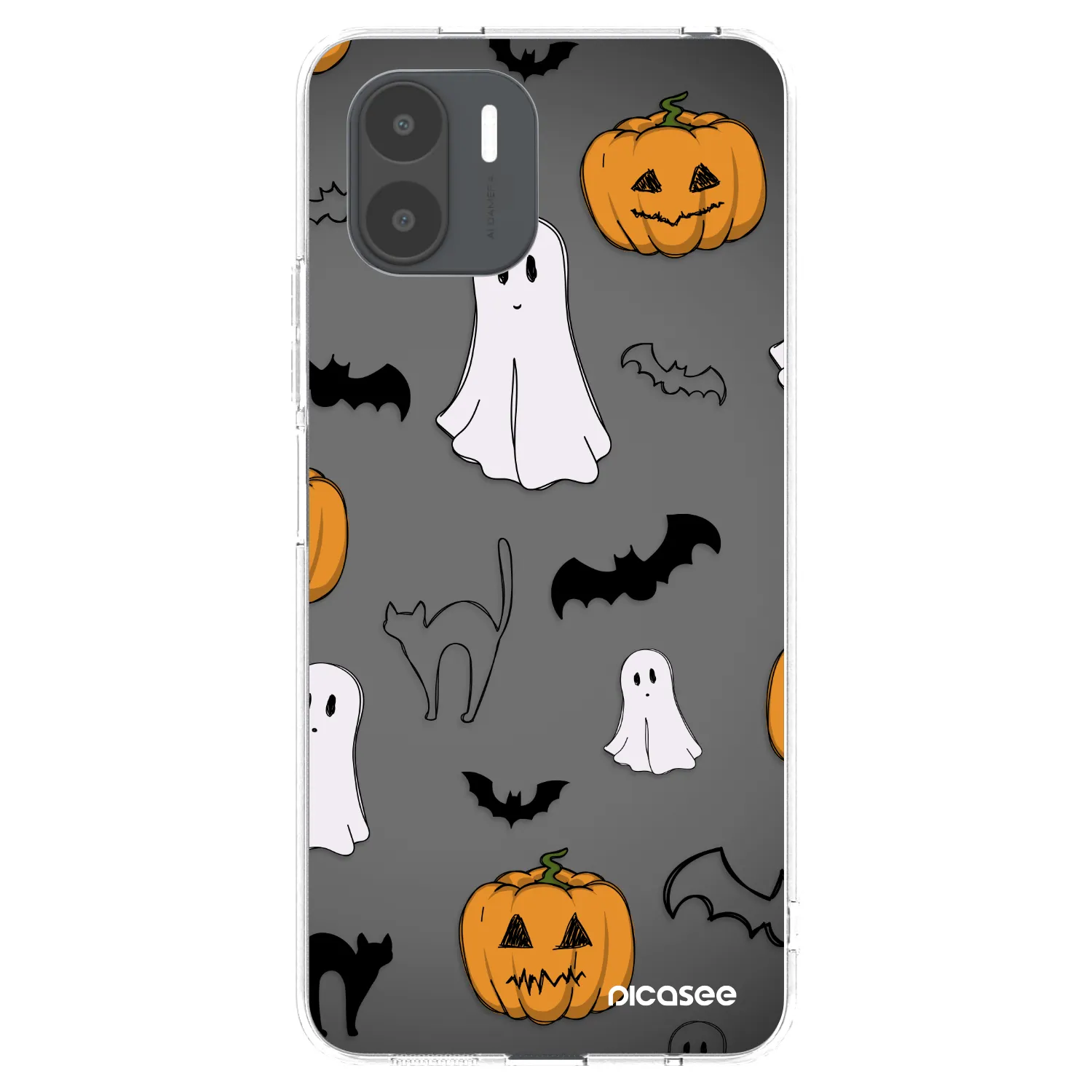 Picasee silikonski prozorni ovitek za Xiaomi Redmi A2 - Spooky crew
