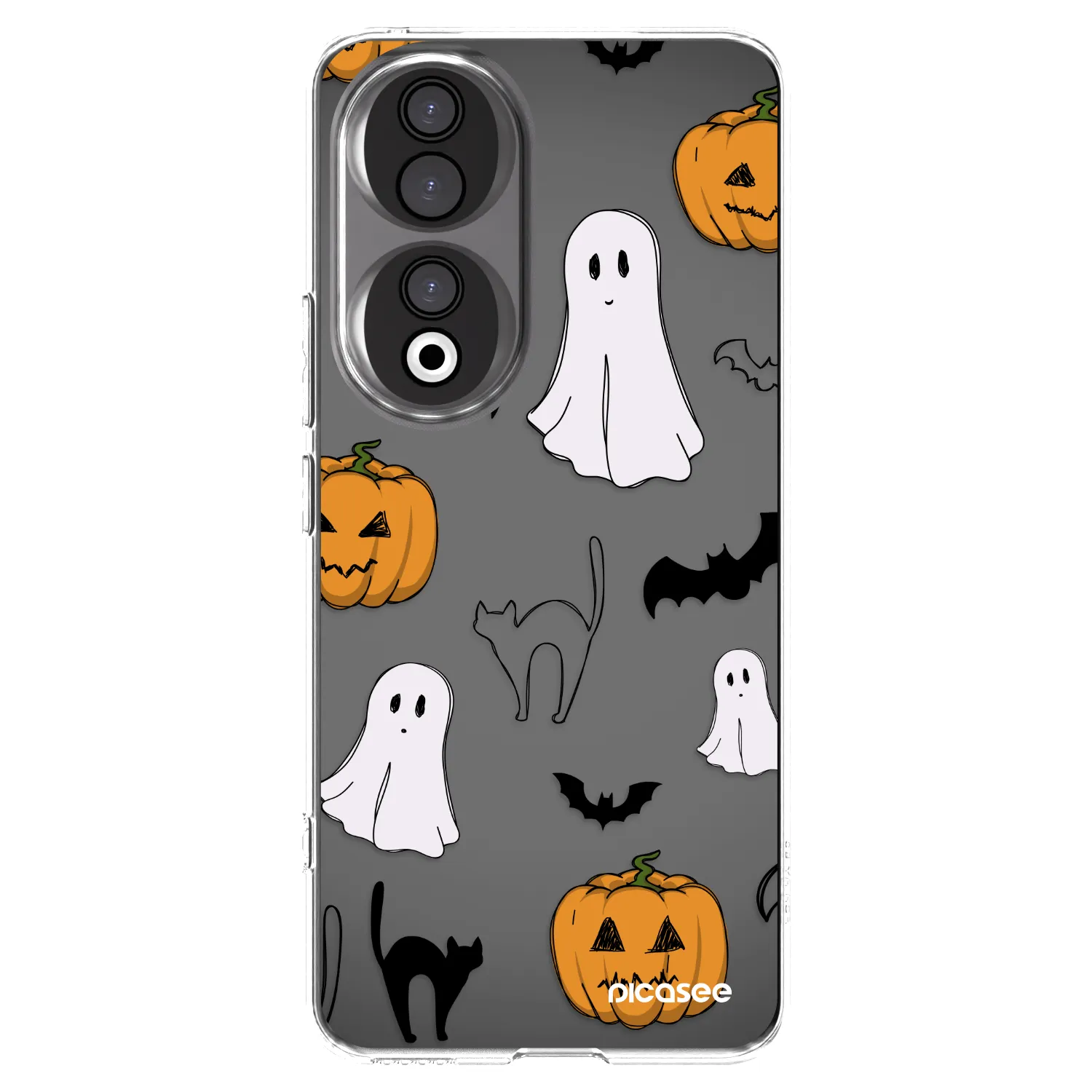 Picasee silikonski prozorni ovitek za Honor 90 5G - Spooky crew
