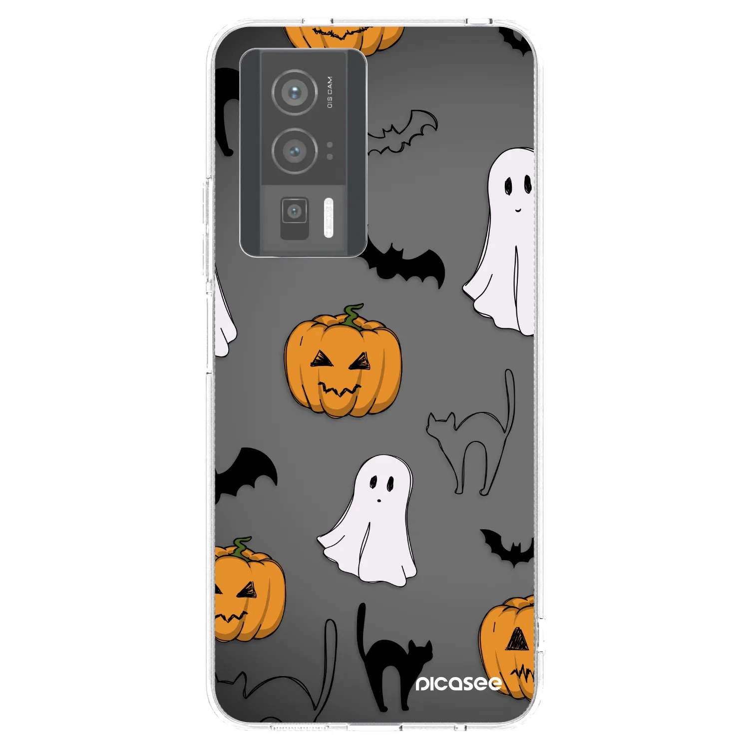 Picasee silikonski prozorni ovitek za Xiaomi Poco F5 Pro 5G - Spooky crew