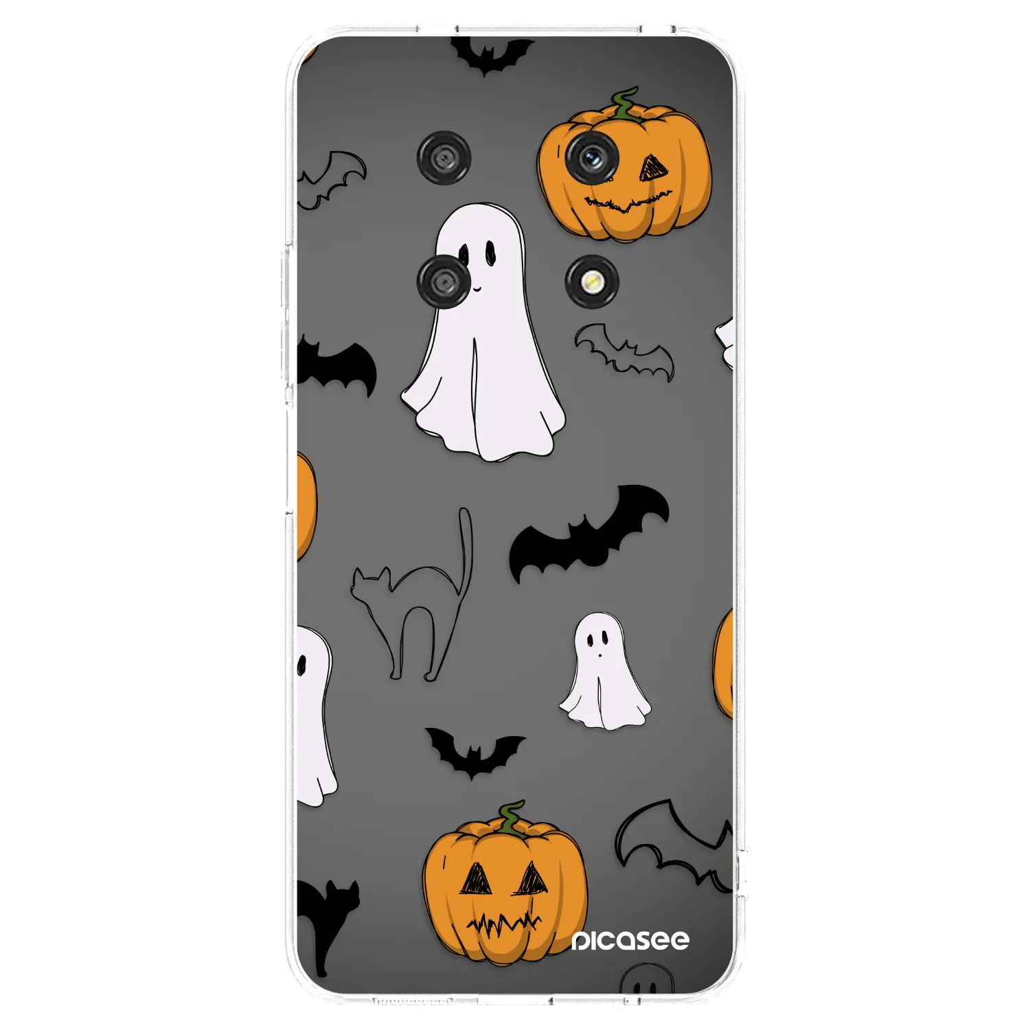 Picasee silikonski prozorni ovitek za Honor Magic4 Lite 5G - Spooky crew