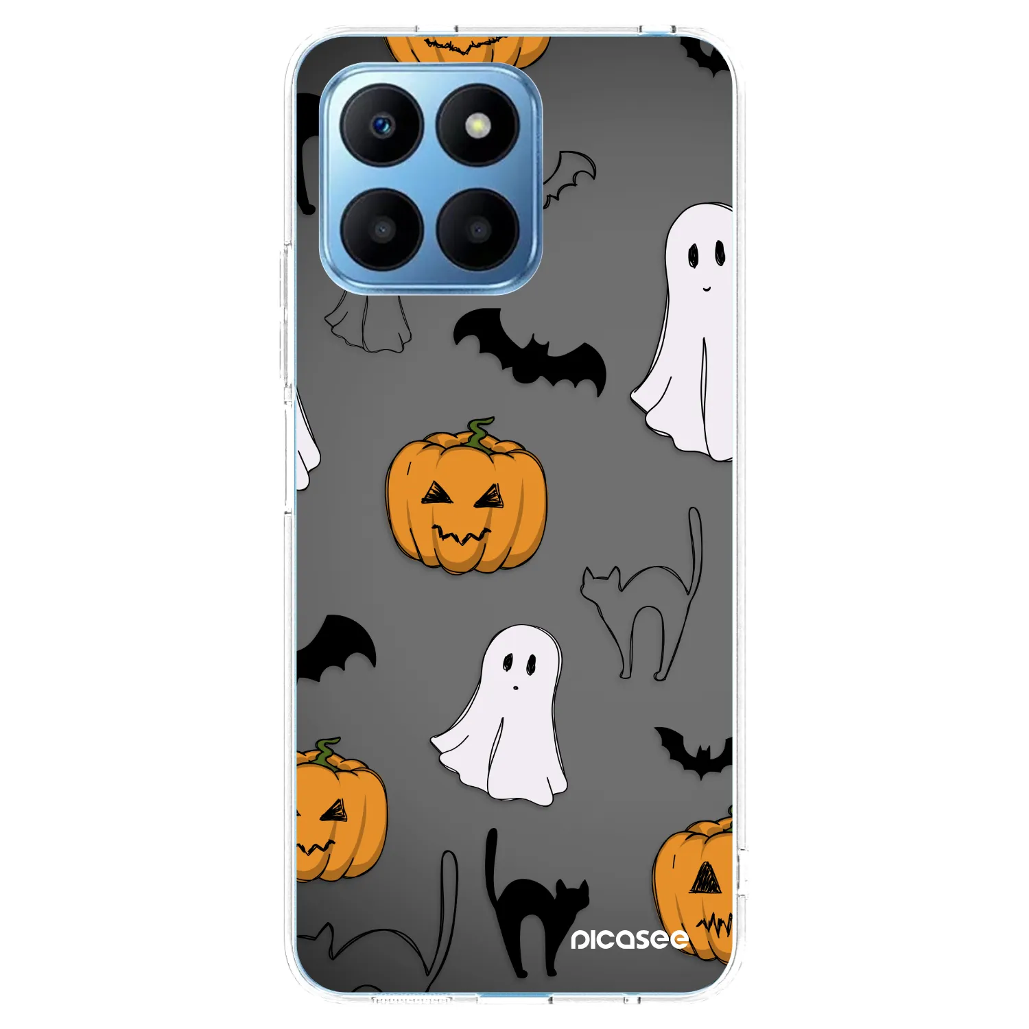 Picasee silikonski prozorni ovitek za Honor 70 Lite - Spooky crew