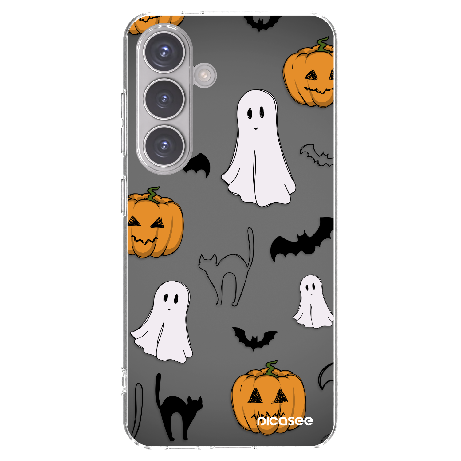 Picasee silikonski prozorni ovitek za Samsung Galaxy S24 S921B 5G - Spooky crew