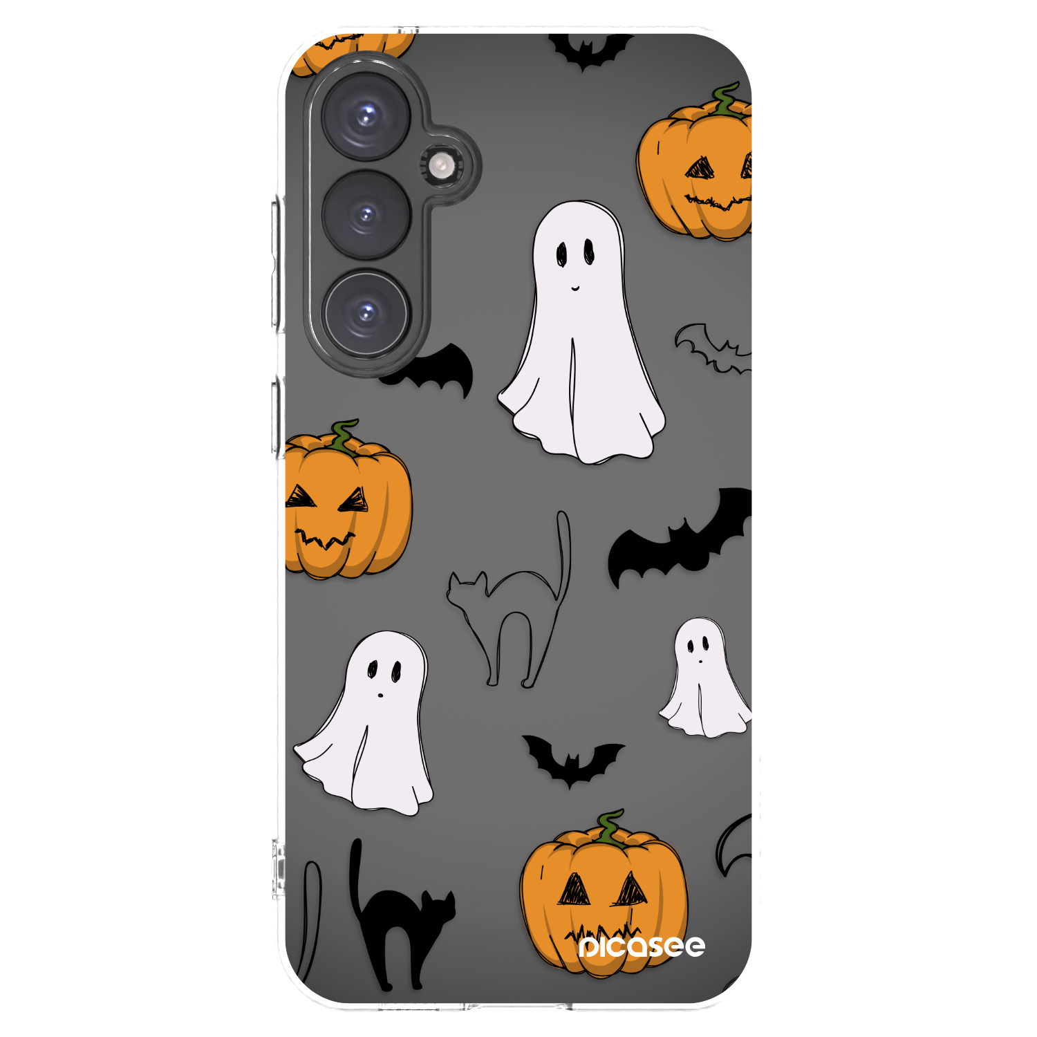 Picasee silikonski prozorni ovitek za Samsung Galaxy S23 FE S711B - Spooky crew